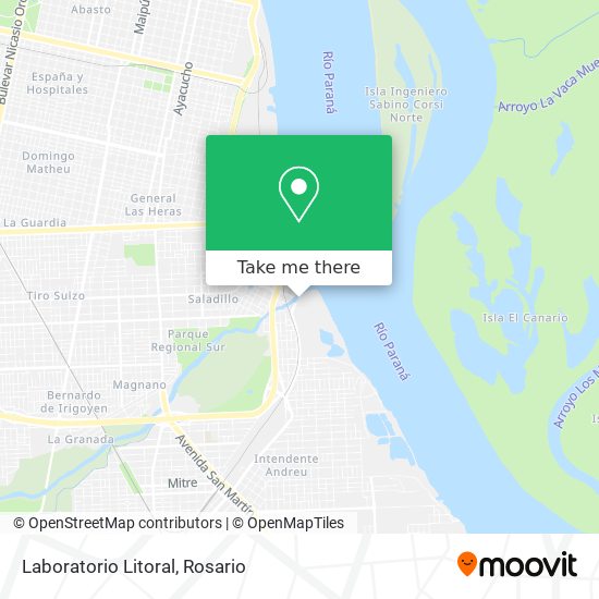 Mapa de Laboratorio Litoral