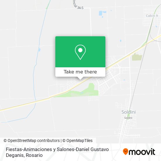 Fiestas-Animaciones y Salones-Daniel Gustavo Deganis map