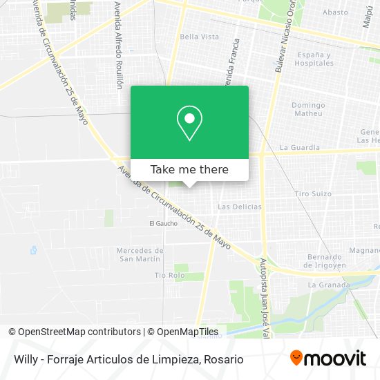 Willy - Forraje Articulos de Limpieza map