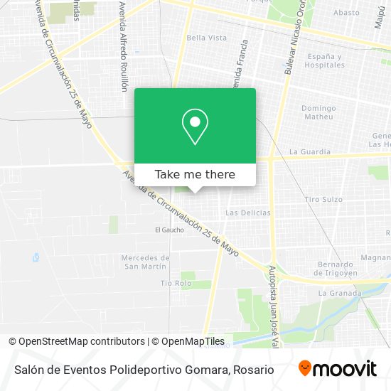 Salón de Eventos Polideportivo Gomara map