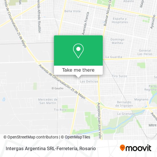 Mapa de Intergas Argentina SRL-Ferretería