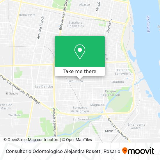 Consultorio Odontologico Alejandra Rosetti map