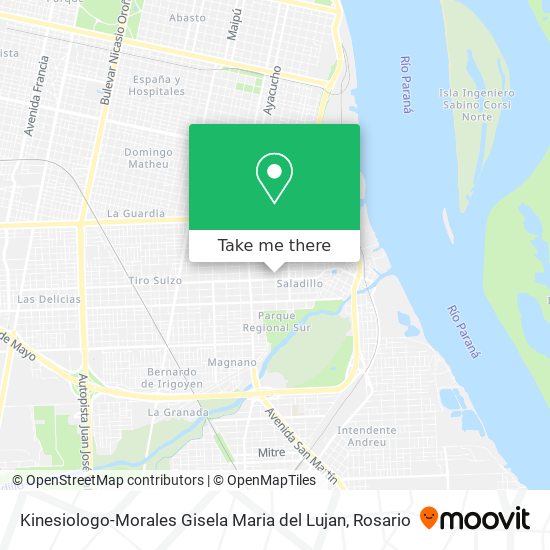 Mapa de Kinesiologo-Morales Gisela Maria del Lujan