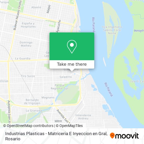 Industrias Plasticas - Matriceria E Inyeccion en Gral map