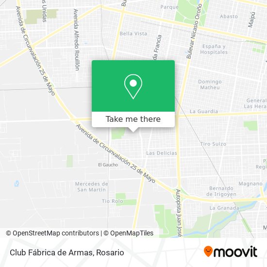 Mapa de Club Fábrica de Armas