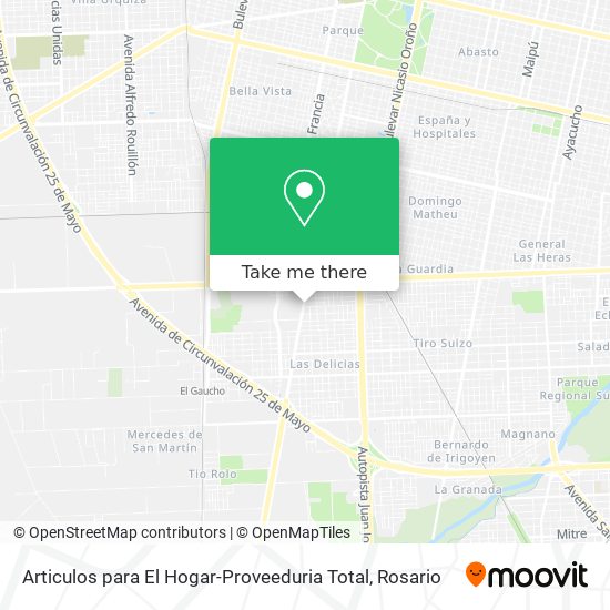 Articulos para El Hogar-Proveeduria Total map