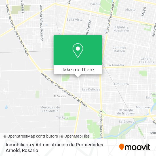 Inmobiliaria y Administracion de Propiedades Arnold map