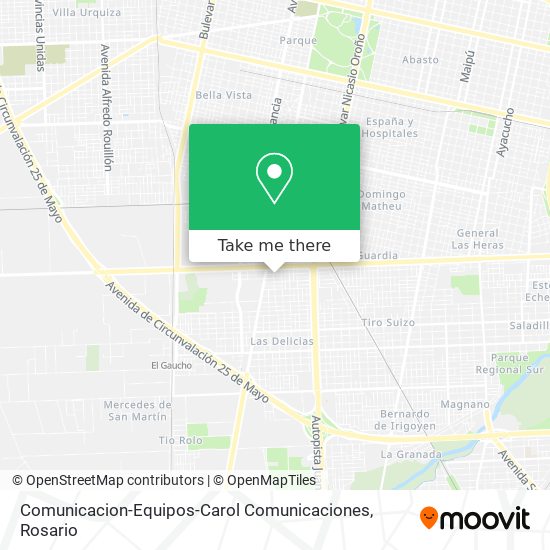 Comunicacion-Equipos-Carol Comunicaciones map
