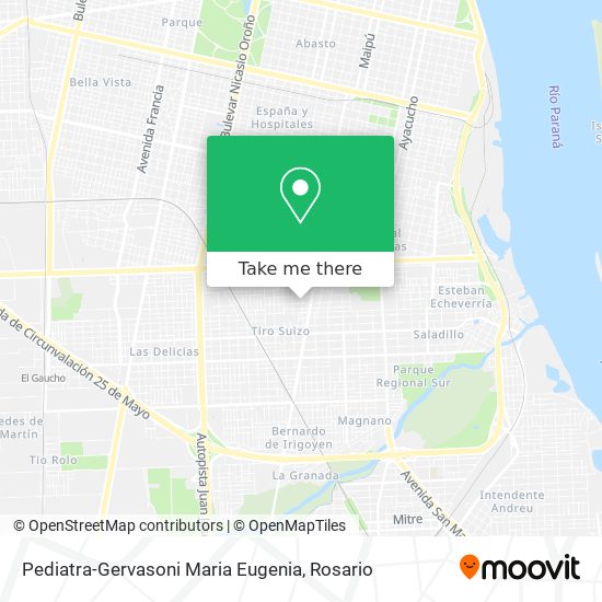 Mapa de Pediatra-Gervasoni Maria Eugenia