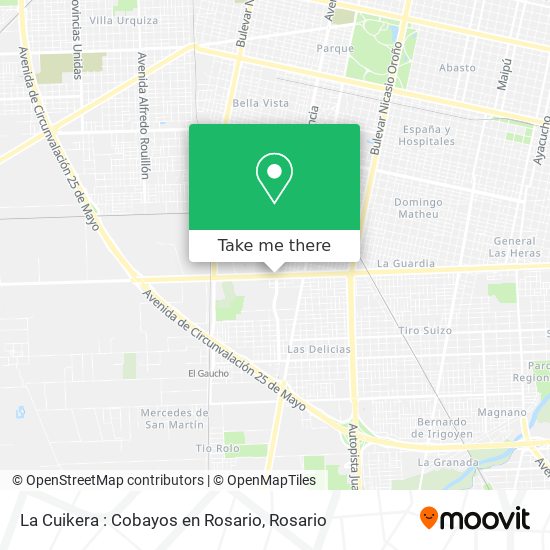 La Cuikera : Cobayos en Rosario map