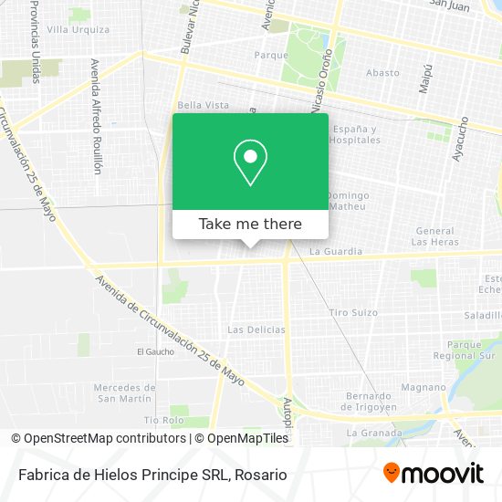 Fabrica de Hielos Principe SRL map