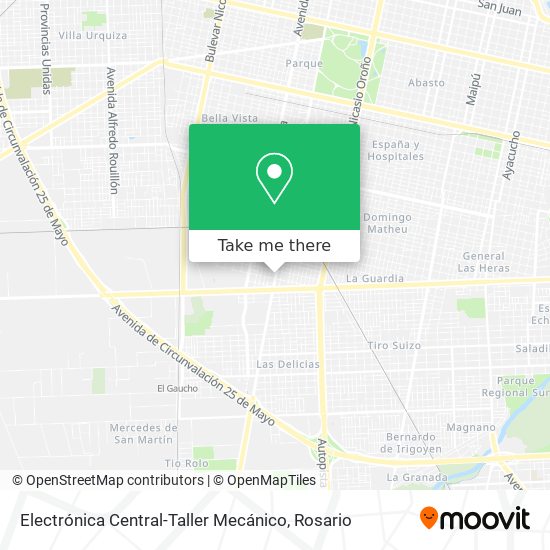 Electrónica Central-Taller Mecánico map