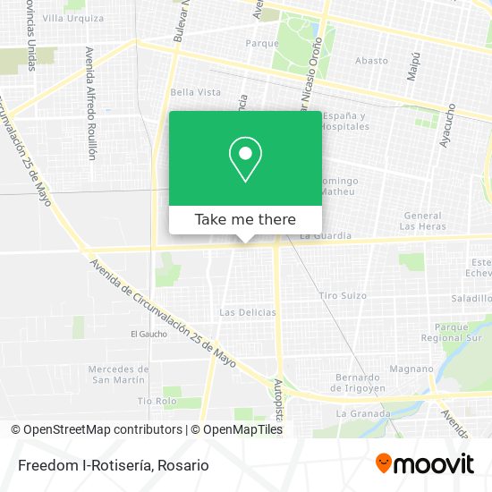 Mapa de Freedom I-Rotisería