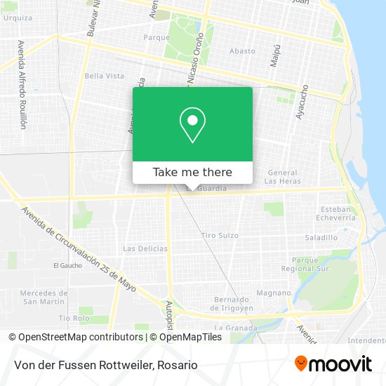 Von der Fussen Rottweiler map