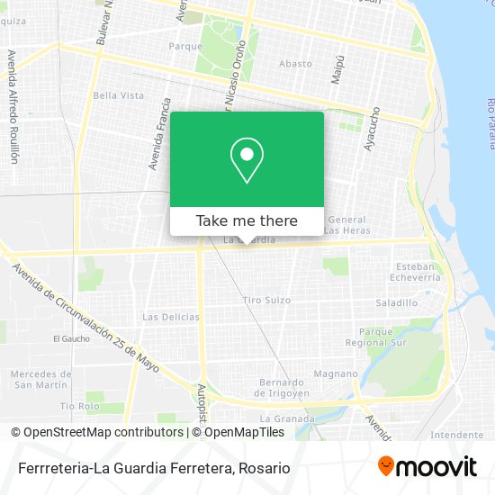Ferrreteria-La Guardia Ferretera map