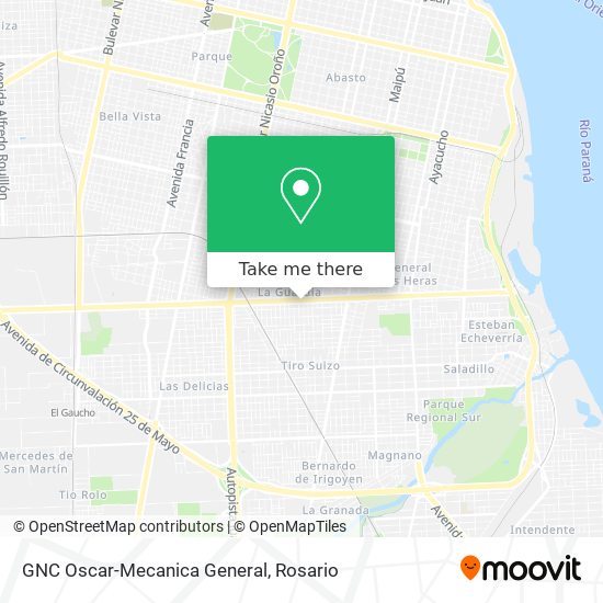 GNC Oscar-Mecanica General map