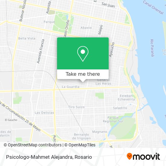 Psicologo-Mahmet Alejandra map