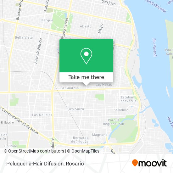 Peluqueria-Hair Difusion map