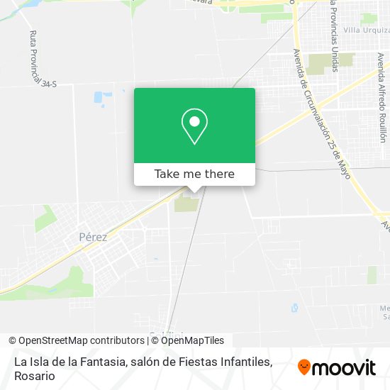 La Isla de la Fantasia, salón de Fiestas Infantiles map