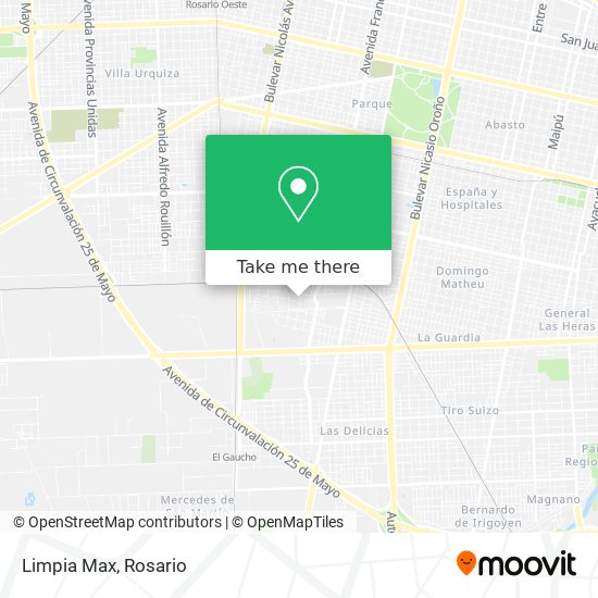Mapa de Limpia Max
