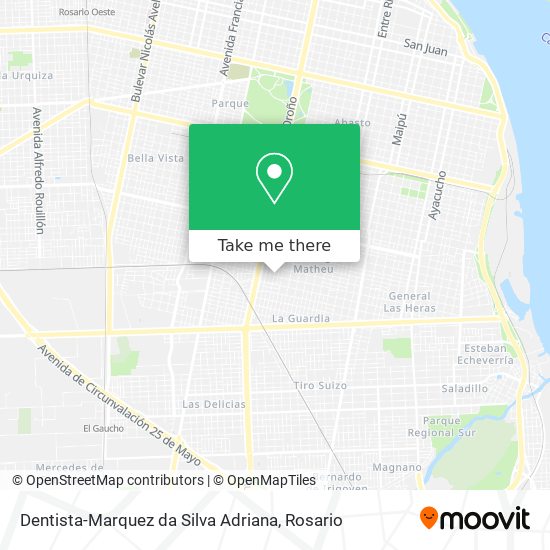 Mapa de Dentista-Marquez da Silva Adriana