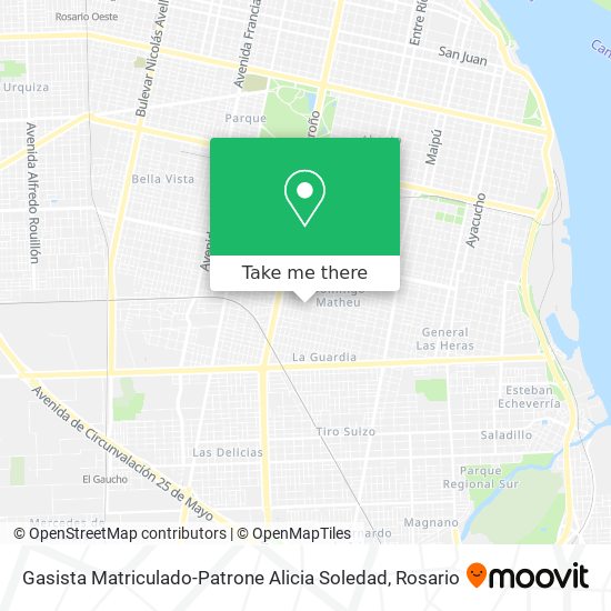 Gasista Matriculado-Patrone Alicia Soledad map