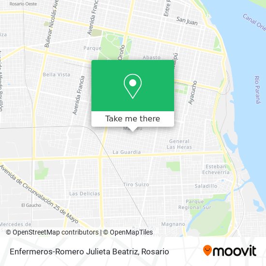 Enfermeros-Romero Julieta Beatriz map