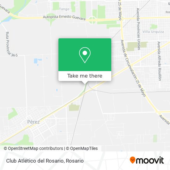 Club Atlético del Rosario map