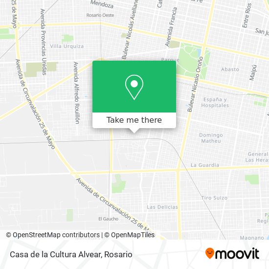 Casa de la Cultura Alvear map
