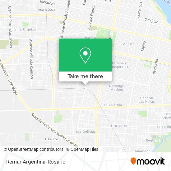 Mapa de Remar Argentina