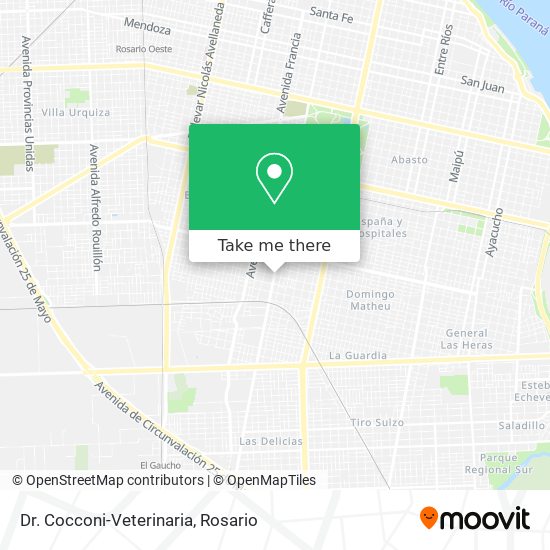 Dr. Cocconi-Veterinaria map