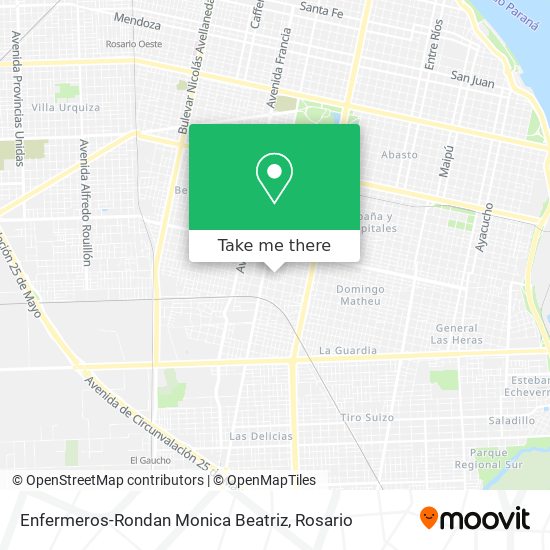 Enfermeros-Rondan Monica Beatriz map