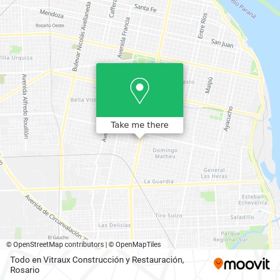 Mapa de Todo en Vitraux Construcción y Restauración