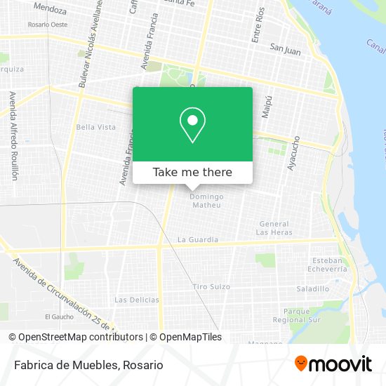 Fabrica de Muebles map
