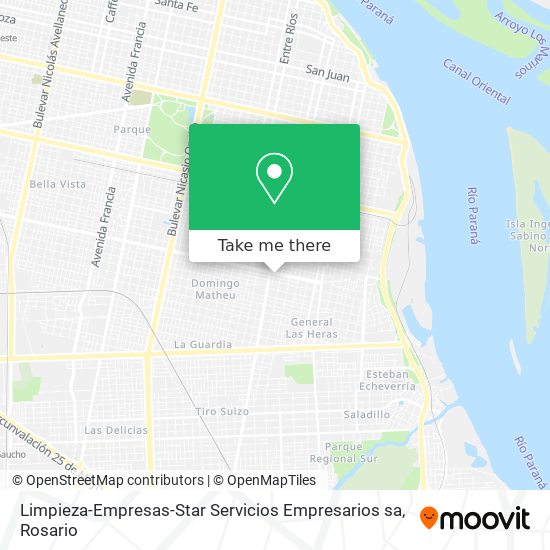 Limpieza-Empresas-Star Servicios Empresarios sa map