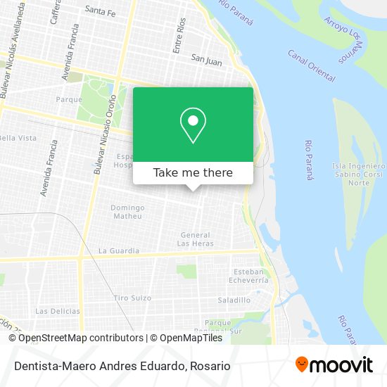 Dentista-Maero Andres Eduardo map