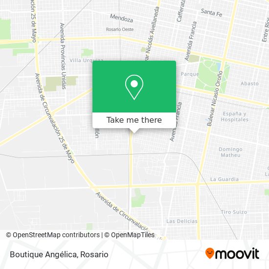 Boutique Angélica map