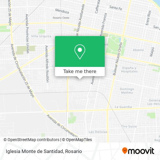 Iglesia Monte de Santidad map