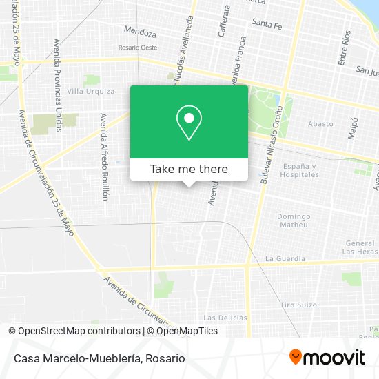 Mapa de Casa Marcelo-Mueblería