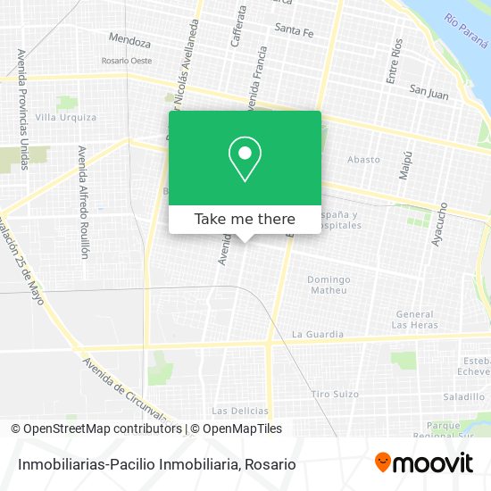 Mapa de Inmobiliarias-Pacilio Inmobiliaria