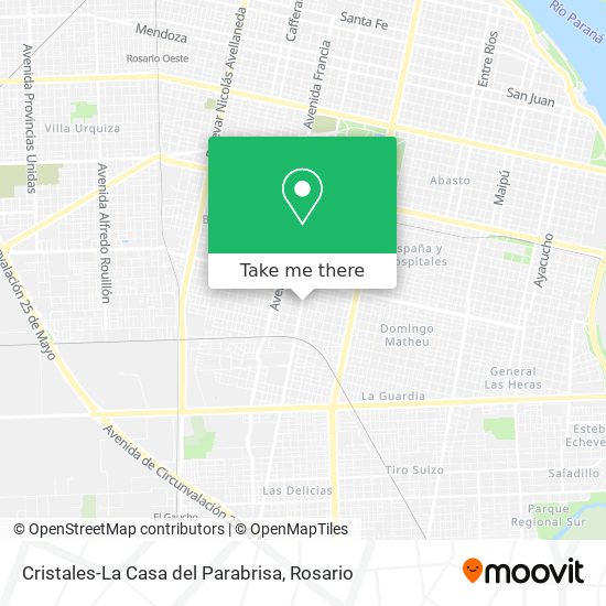 Mapa de Cristales-La Casa del Parabrisa