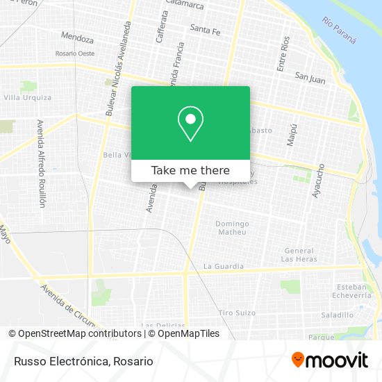 Russo Electrónica map