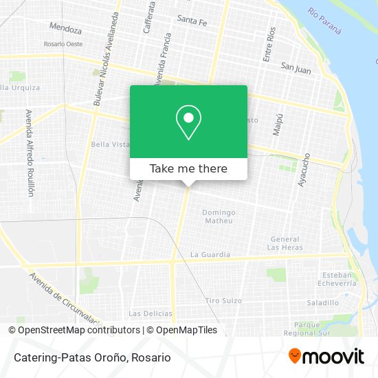 Mapa de Catering-Patas Oroño