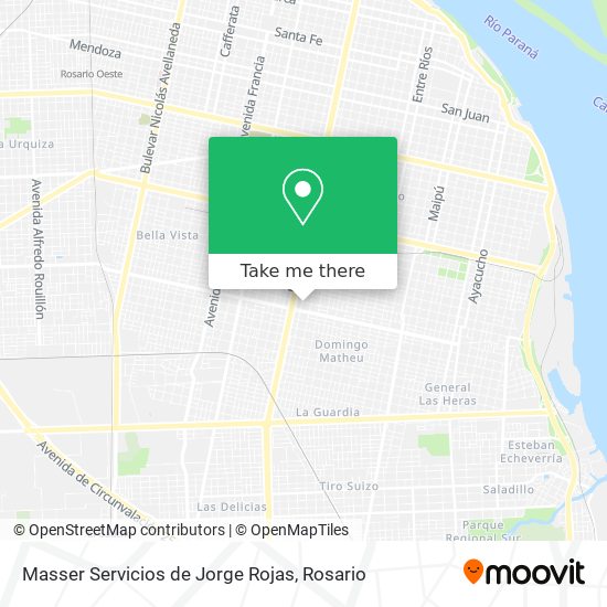 Masser Servicios de Jorge Rojas map