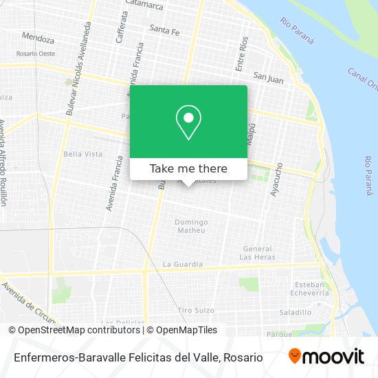 Enfermeros-Baravalle Felicitas del Valle map