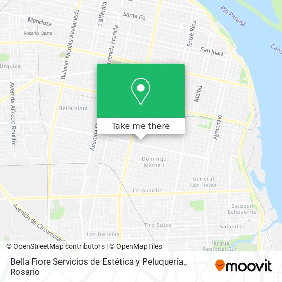 Bella Fiore Servicios de Estética y Peluquería. map