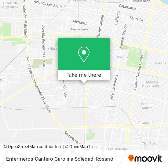 Enfermeros-Cantero Carolina Soledad map