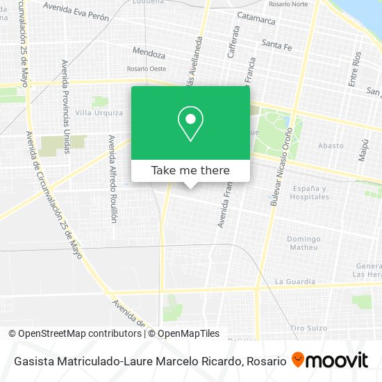 Gasista Matriculado-Laure Marcelo Ricardo map