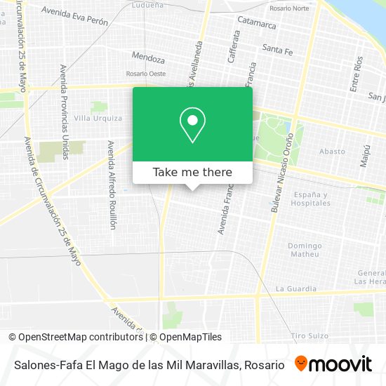 Mapa de Salones-Fafa El Mago de las Mil Maravillas
