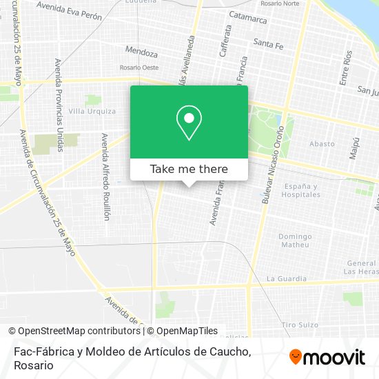 Fac-Fábrica y Moldeo de Artículos de Caucho map